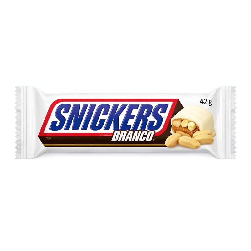 Snickers Branco 42g MHD:23.02.2026