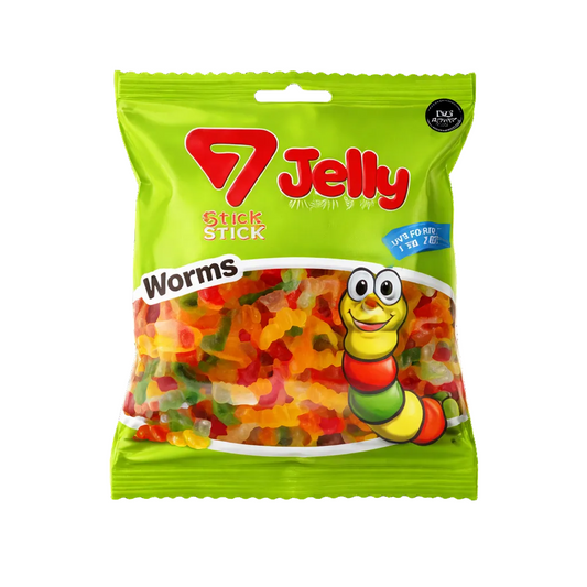 7Stick Jelly Worms 100g MHD:22.12.25