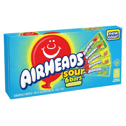 Airheads Sour 6 Bars Theatre Box 93,6g