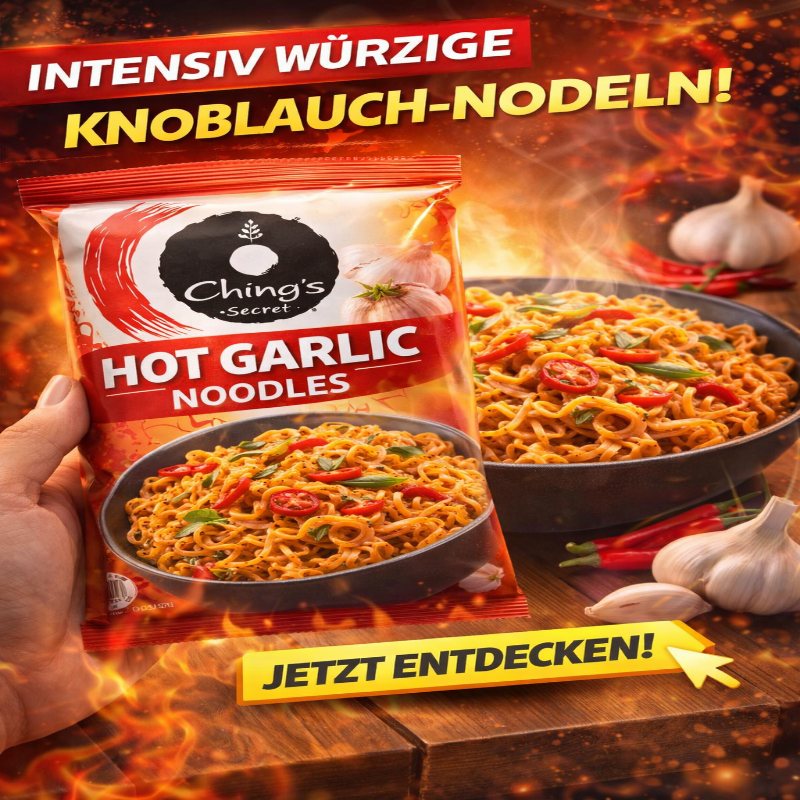 Chings Secret Hot Garlic Noodels 60g