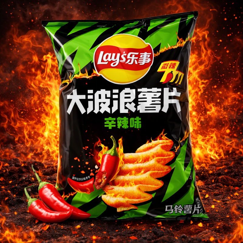 Lay’s Hot & Spicy Chips 70g Asia