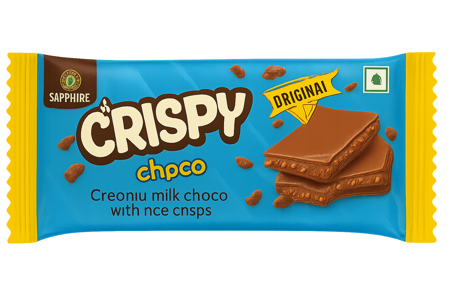Saphire Crispy Choco 11g MHD:12.2025