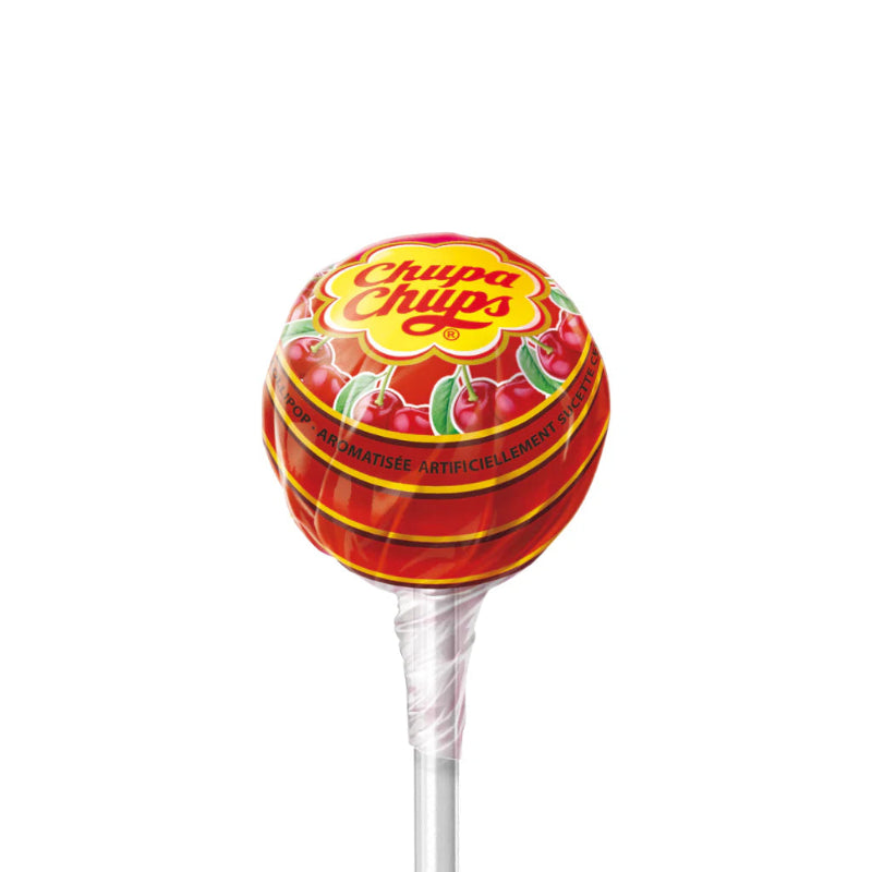 Chupa Chups Kirsch Lollipop 2g Lutscher kaufen
Kirsch Lutscher Chupa Chups intensiv fruchtig
Chupa Chups Cherry Lolly 2g süß sauer
Kirsch Lolly einzeln kaufen fruchtig süß