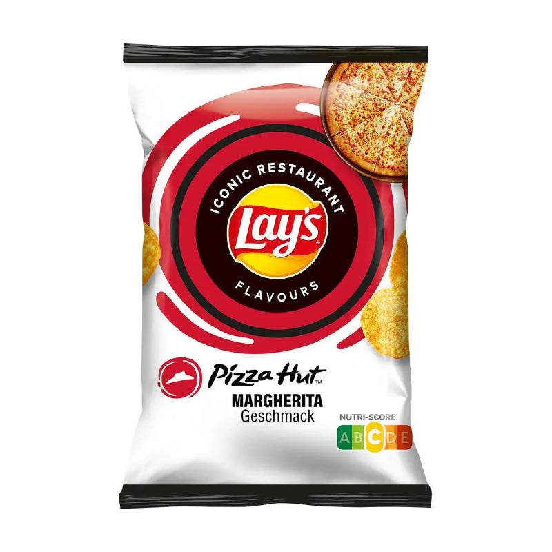 Lays Pizza Hut Margherita 150g Chips kaufen
Pizza Chips Margherita Lays Snack knusprig
Lays Pizza Geschmack Chips 150g Snack
Pizza Hut Margherita Chips Lays kaufen