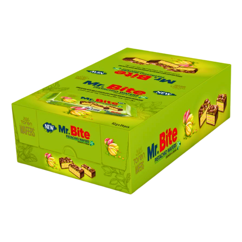 Mr. Bite Pistachio Wafer 38g (1Stk)