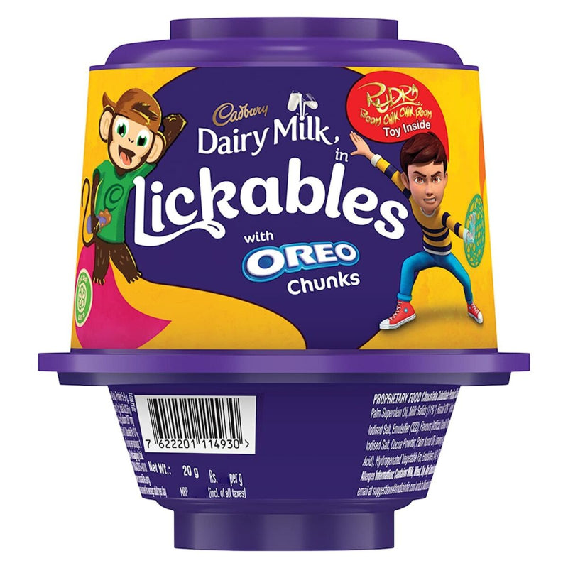 Cadbury Dairy Milk Lickables mit Oreo-Stücken 20g