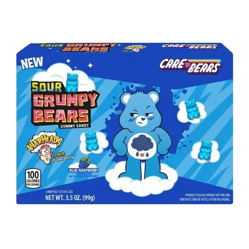 Warheads Sour Gumpy Bears Blue Raspberry 99g MHD:02.2026