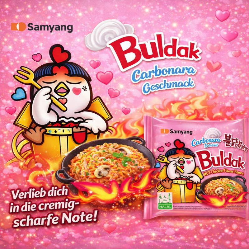 Samyang Buldak Hot Chicken Carbonara 130g