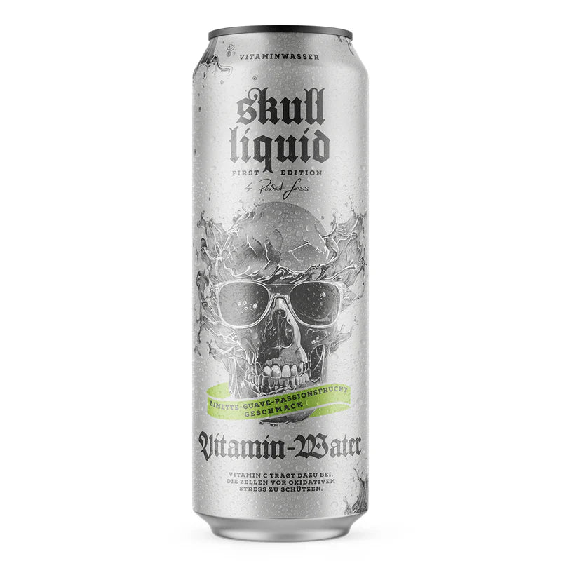 Skull Liquid Vitamin-Water Limette-Guave-Passionsfrucht Geschmack 568ml