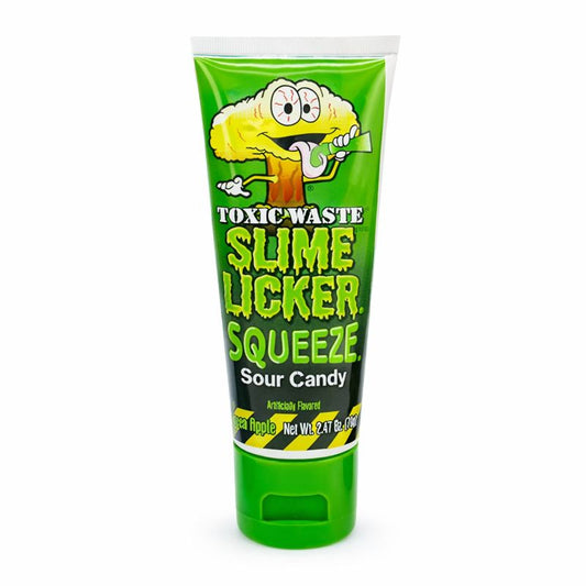 Toxic Waste Slime Licker Squeeze Gel Green Apple  70g