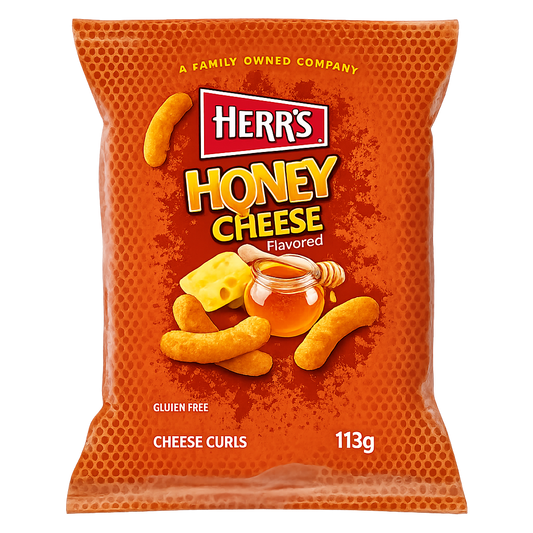 Herr's Honey Cheese Puffs 113g MHD:21.03.2026