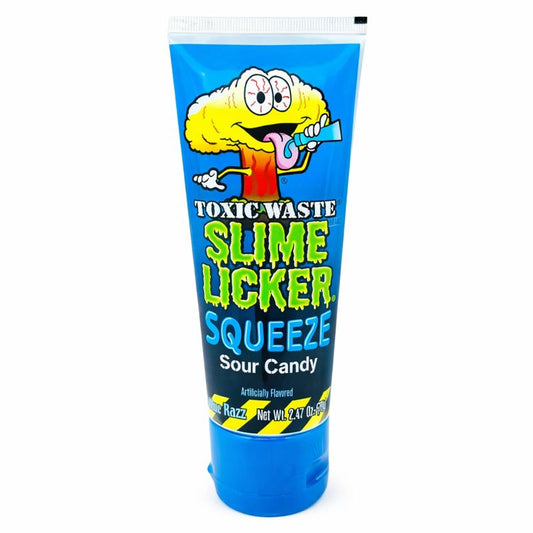 Toxic Waste Slime Licker Squeeze Gel Blue Razz  70g