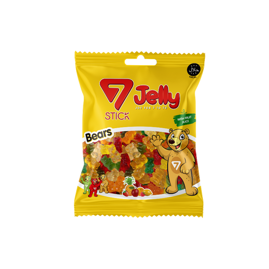 7Stick Jelly Bears 100g MHD:22.12.25