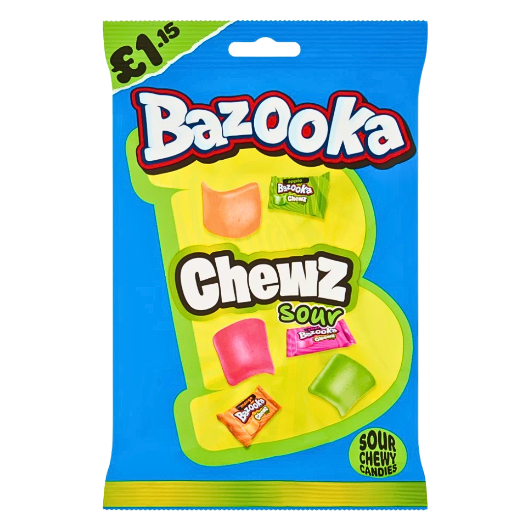 Bazooka Chews Sour Bags 120g