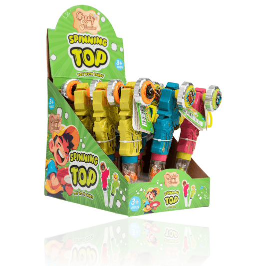 Candy Paradise Toy With Candy Spinning Top 10g Mystery 1Stück