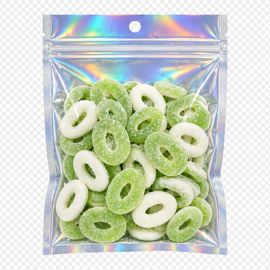 Apfelringe 150g Candy Tüte Fruchtgummi kaufen
Apfelringe gezuckert süß sauer Fruchtgummi
Fruchtgummi Apfelringe weich Snack 150g
Candy Tüte Apfelringe fruchtig sauer