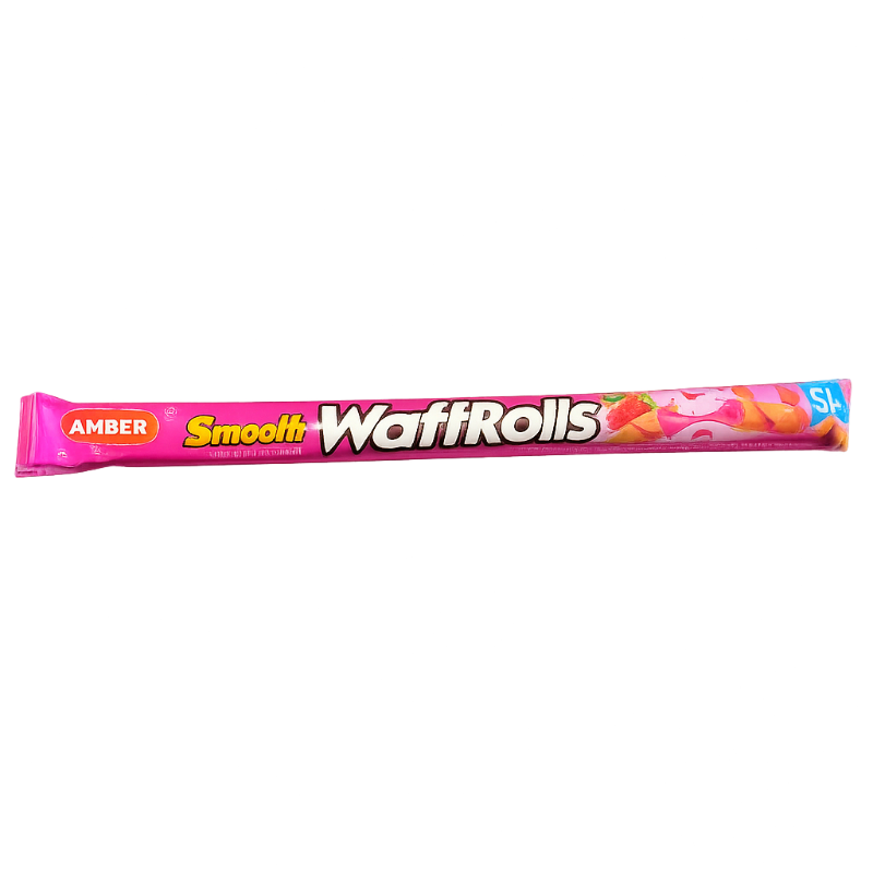 Amber Smooth WaffRolls Strawberry Cream 14g