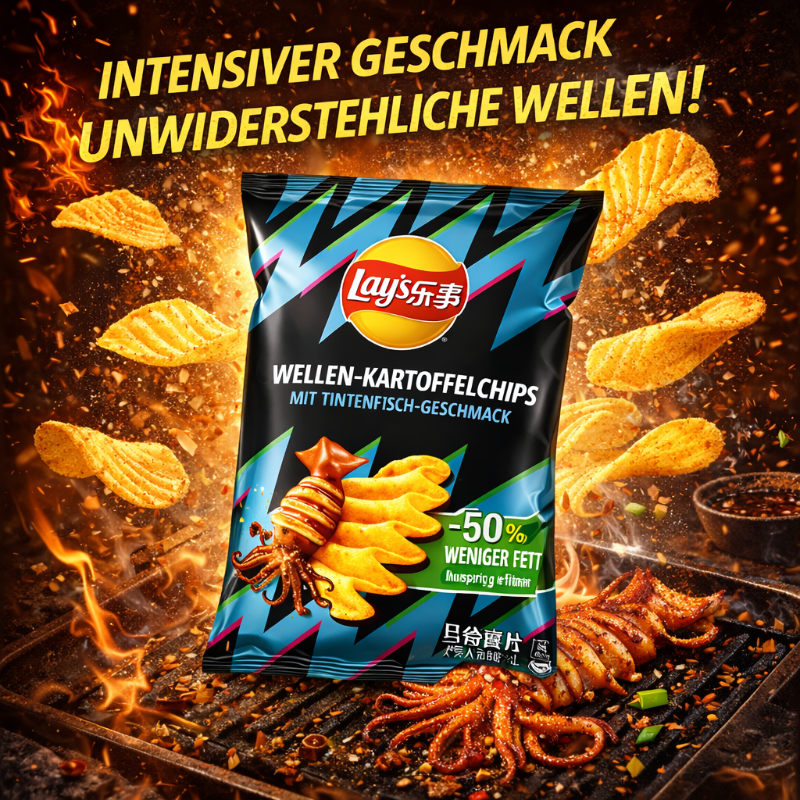 Lay’s Tintenfisch Chips 70g Asia