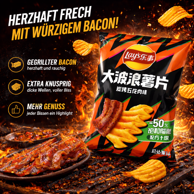Lay’s Bacon Chips 70g Asia