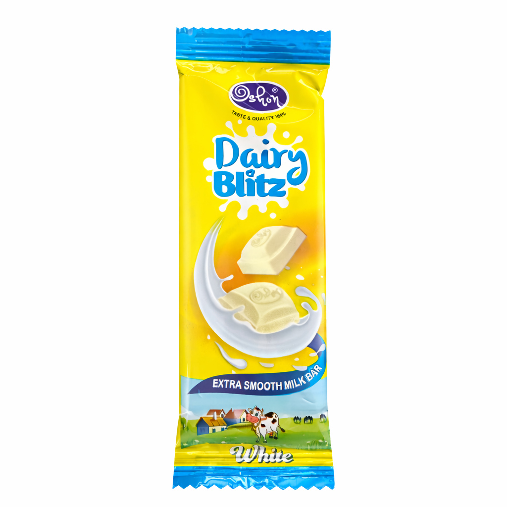 Oshon Dairy Blitz White Extra Smooth Milk Bar 11g