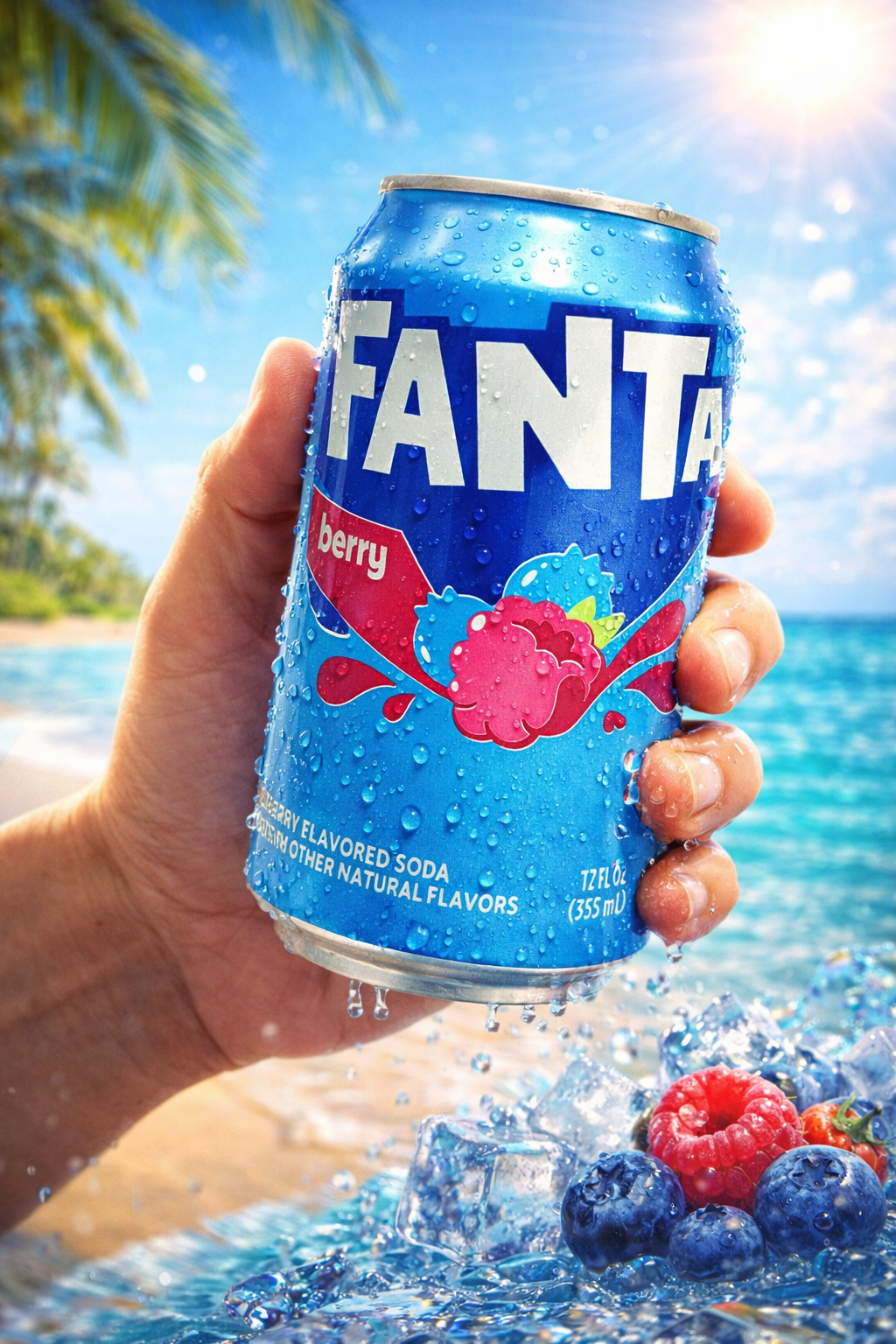 12 x Fanta Berry 355ml Sparset