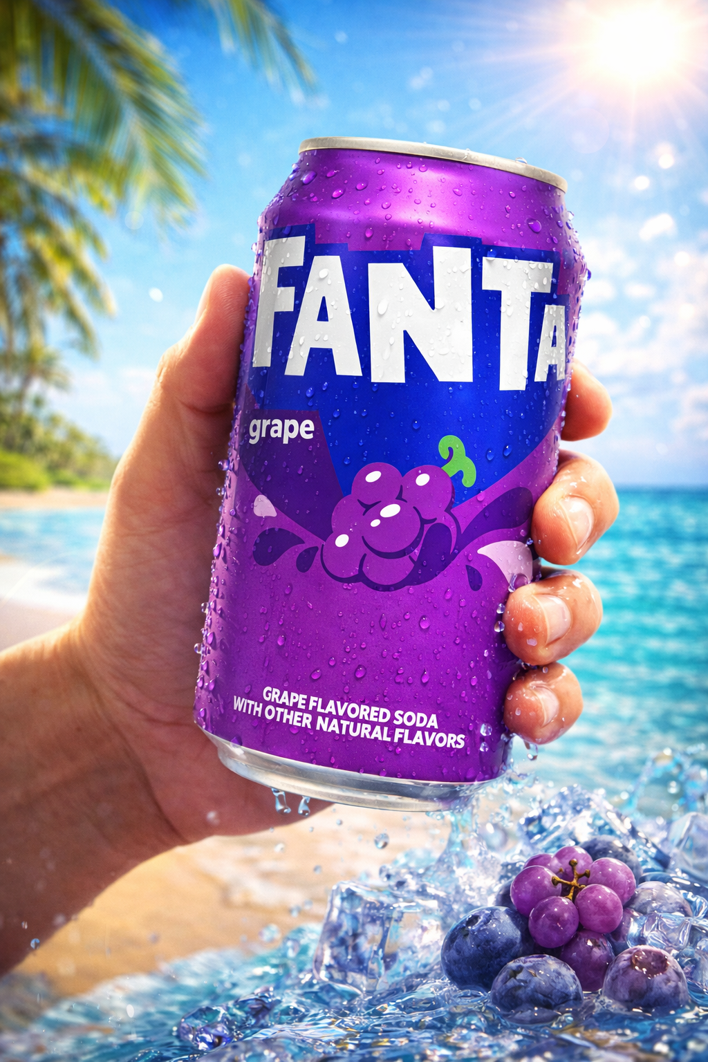 12 x Fanta Grape 355ml Sparset