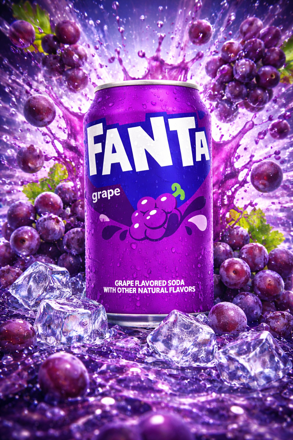 12 x Fanta Grape 355ml Sparset