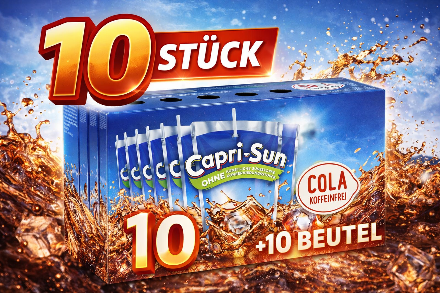 10 x Capri Sun Cola 200ml