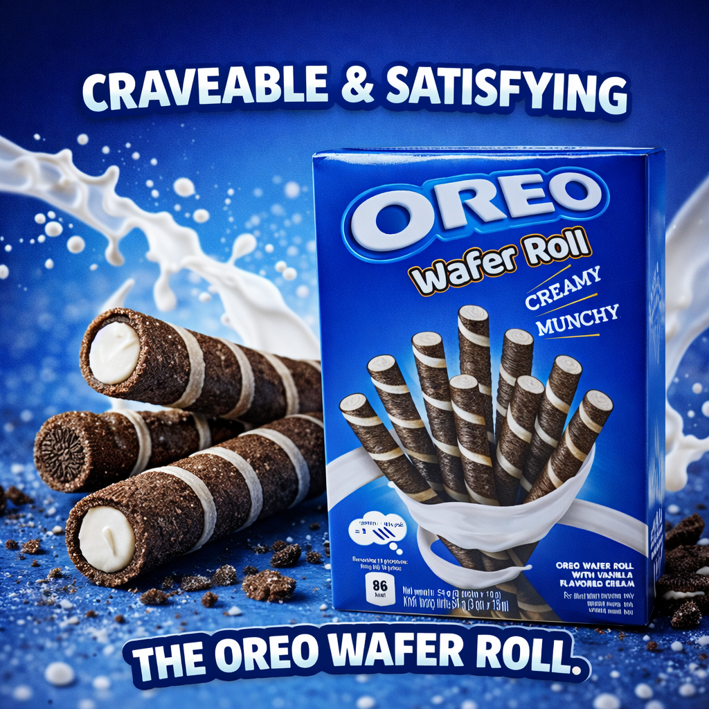Oreo Wafer Roll Vanilla 54g