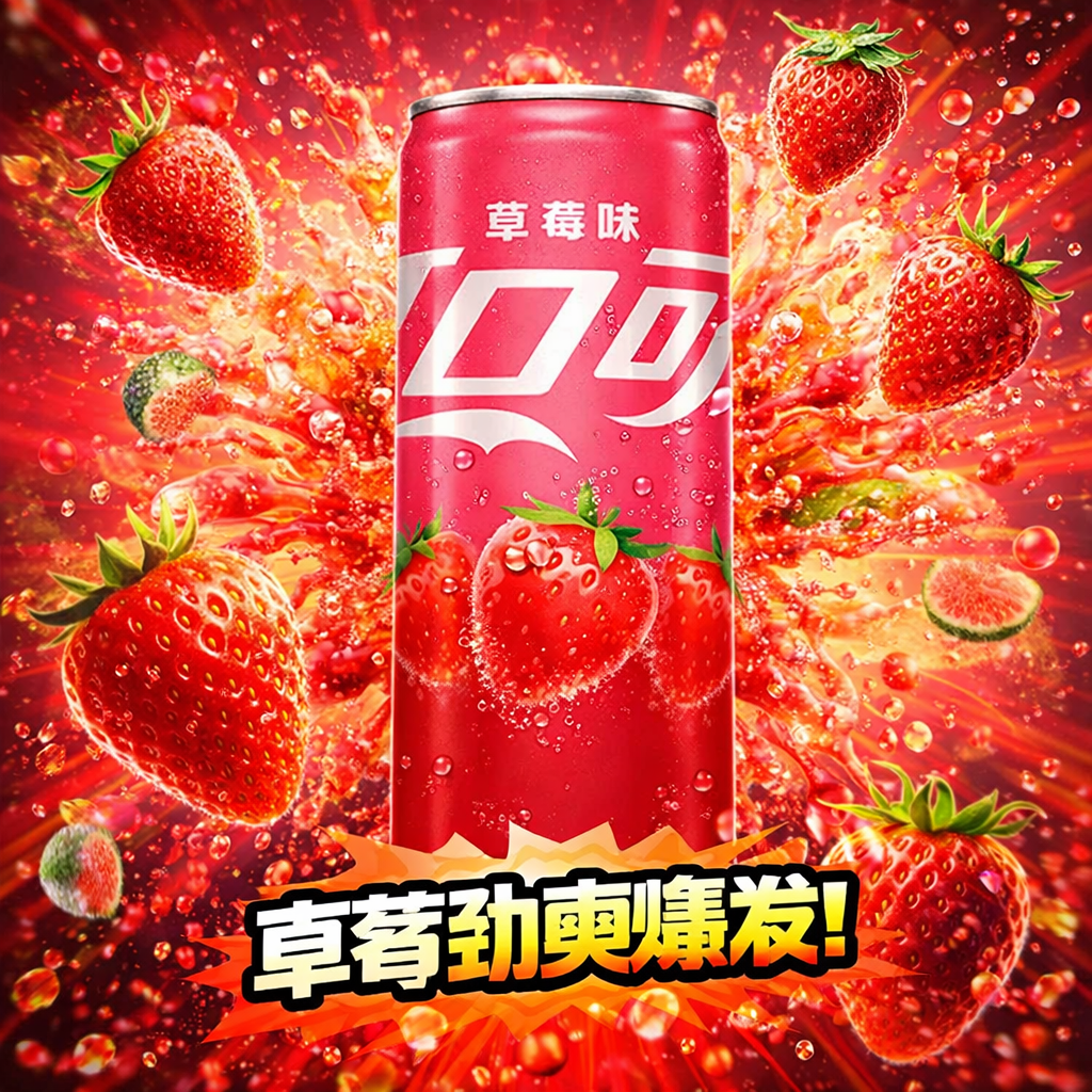 Coca Cola Strawberry China 330ml