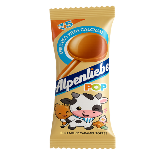 Alpenliebe Pop Caramel Lolipop 8g
