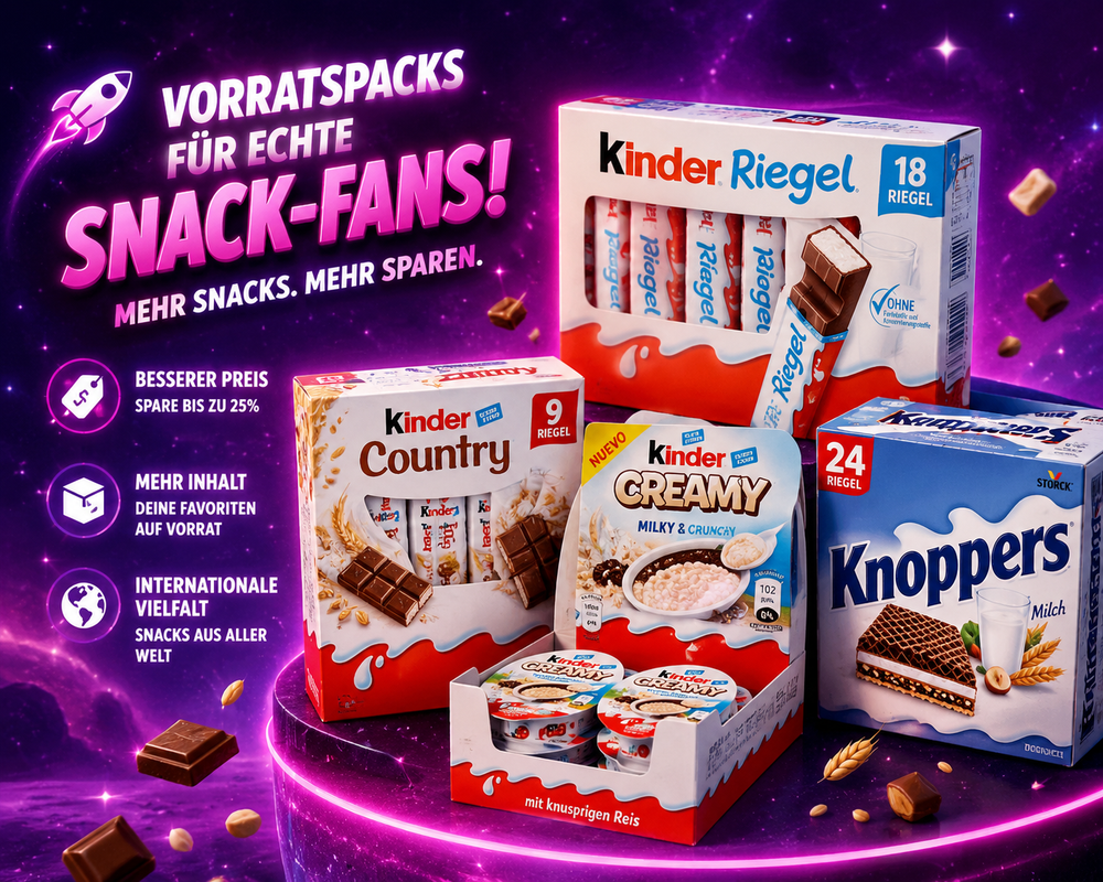 Candyversum Vorratspack mit internationalen Snacks