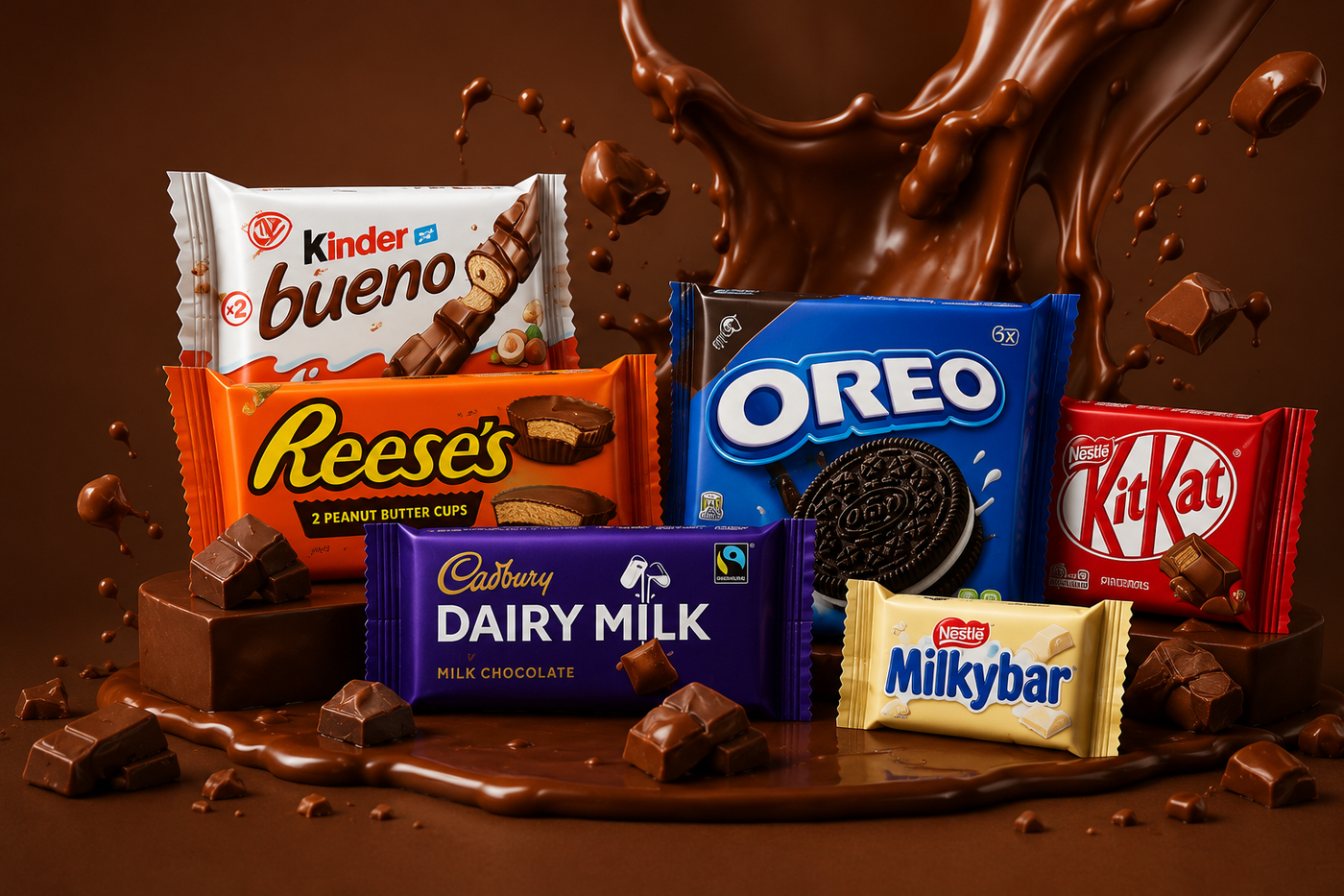 Internationale Schokolade bei Candyversum
