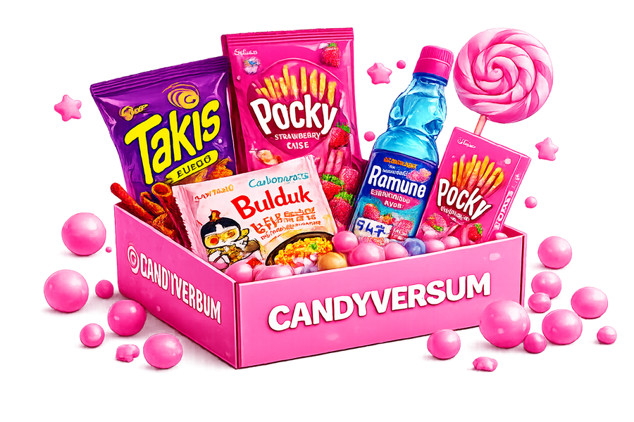 Candyversum Box mit internationalen Snacks