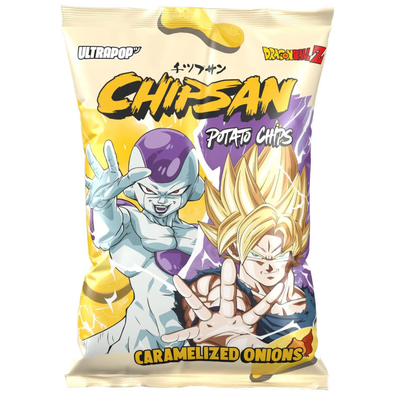 Chipsan Kartoffelchips Caramelized Onions Dragon Ball Z 110g Verpackung
Chipsan Caramelized Onions Dragon Ball Z Kartoffelchips 110g
Potato Chips Caramelized Onion Dragon Ball Z 110g Chipsan
Dragon Ball Z Chips Caramelized Onion 110g
Chipsan Potato Chips Caramelized Onions 110g Anime Snack