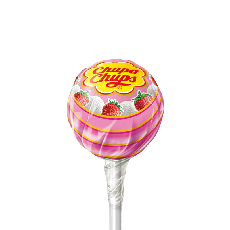 Chupa Chups Erdbeer Sahne Lollipop 2g kaufen
Erdbeer Sahne Lutscher Chupa Chups cremig süß
Chupa Chups Strawberry Cream Lolly 2g
Fruchtig cremiger Lutscher Erdbeer Sahne