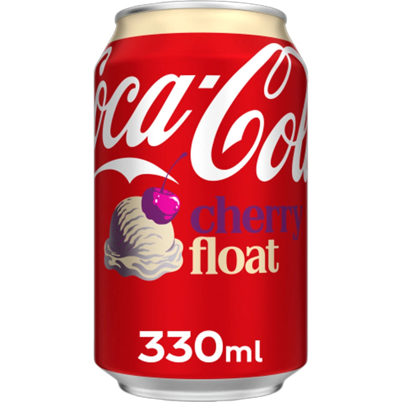 Coca Cola Cherry Float 330ml Dose

Coca Cola Cherry Float Import Softdrink 330ml

Coca Cola Cherry Float Cola mit Kirschgeschmack

Coca Cola Cherry Float Getränkedose Nahaufnahme

Coca Cola Cherry Float amerikanische Cola Spezialedition 330ml