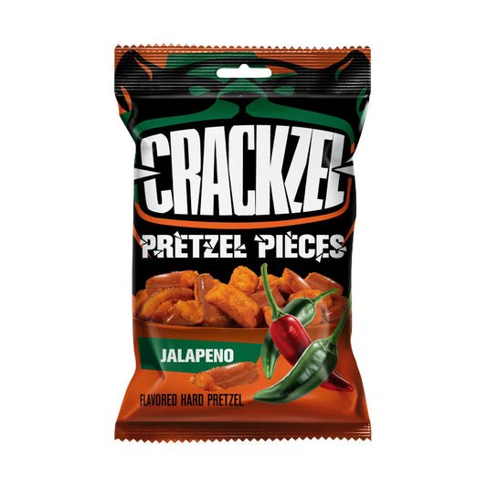 Crackzel Pretzel Pieces Jalapeno 85g Verpackung knusprige Brezelstücke mit Jalapeno Geschmack

Crackzel Pretzel Pieces Jalapeno Snack würzige Pretzel Bites mit Chili Jalapeno Aroma

Crackzel Pretzel Pieces Jalapeno 85g amerikanischer Pretzel Snack mit leichter Schärfe

Crackzel Jalapeno Pretzel Pieces knusprige Brezelstücke würzig scharf

Crackzel Pretzel Pieces Jalapeno Packung salziger Snack mit Jalapeno Chili Geschmack