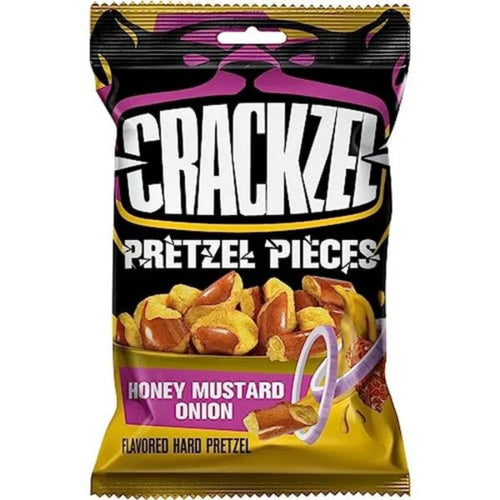 Crackzel Pretzel Pieces Honey Mustard Onion 85g