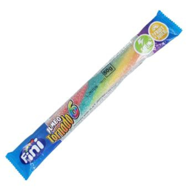Fini Jumbo Tornado 6 Sour 50g Fruchtgummi kaufen
Fini Tornado sauer Fruchtgummi Spirale bunt
Sour Candy Tornado Fini 50g Snack
Fruchtgummi sauer gedreht Fini Jumbo Tornado
