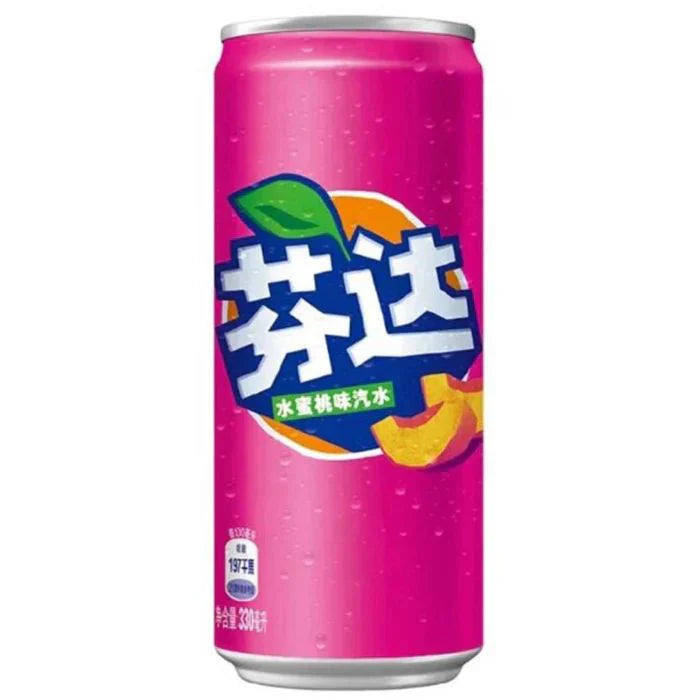 Fanta Peach China 330ml MHD: 08.2025