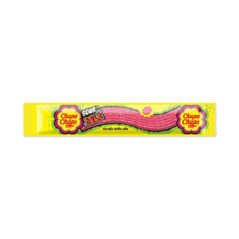 Chupa Chups Zure Belt Aardbei 9g 