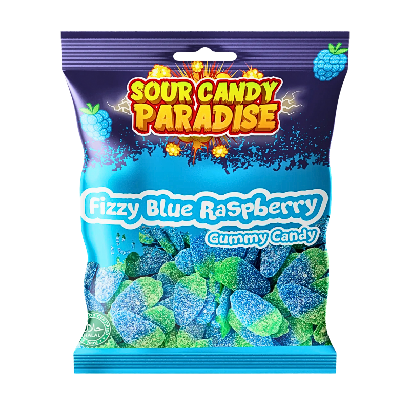 Sour Candy Paradise Gummy Candy Fizzy Blue Raspberry 100g Verpackung

Candy Paradise Fizzy Blue Raspberry saure Fruchtgummis

Sour Candy Paradise Blue Raspberry Gummies 100g

Candy Paradise Fizzy Blue Raspberry Sour Candy

Sour Candy Paradise Blue Raspberry Fruchtgummi Verpackung 💙