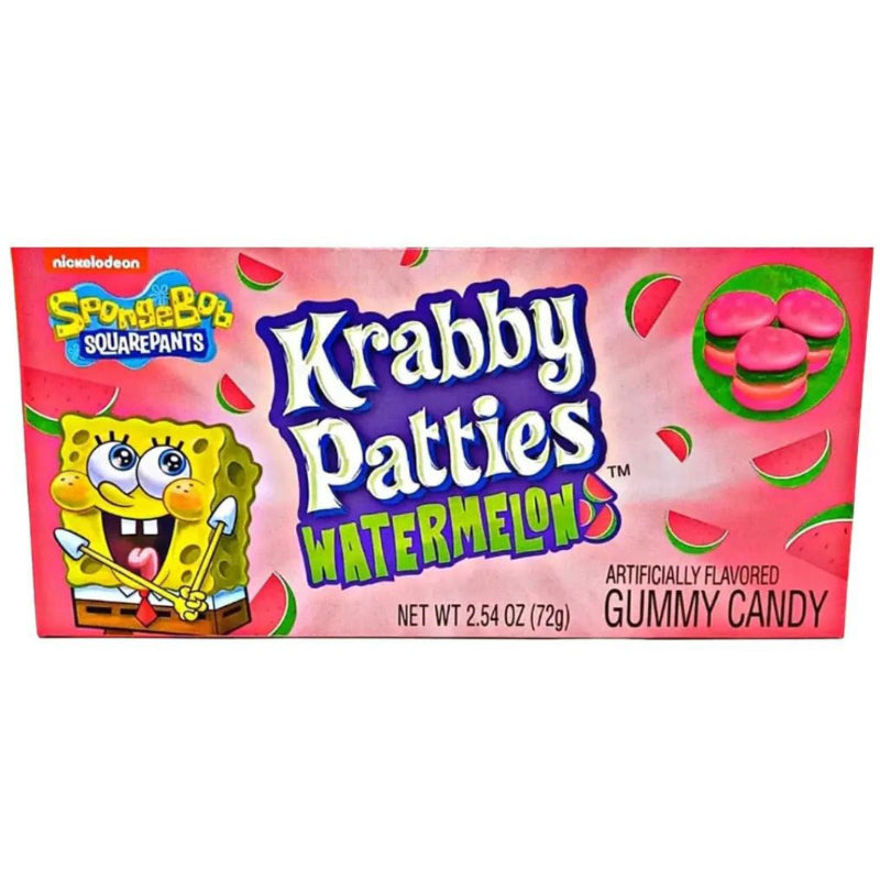 Spongebob Gummy Krabby Patties Watermelon 72g Verpackung

Spongebob Krabby Patties Watermelon Fruchtgummi Burger

Spongebob Gummy Krabby Patties Wassermelone Candy

Spongebob Krabby Patties Watermelon US Candy

Spongebob Gummy Krabby Patties Watermelon Verpackung Vorderseite 🍉🍔