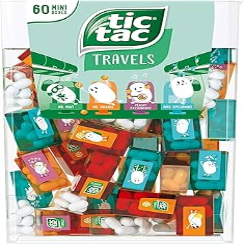 Tic Tac Travels Mini Box Grün 60x 3,8g kaufen – frische Minzdragees Großpackung Deutschland