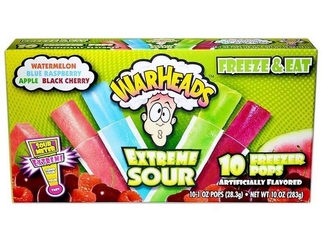 Warheads Freezer Pops 283g (10450525061454)