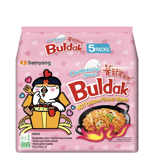 Samyang Hot Chicken Carbonara Multipack 5x130g