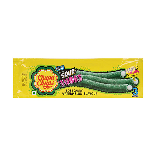 Chupa Chups Sour Tubes Softcandy Watermelon Flavour 24g