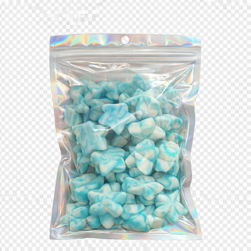 Candy-Tüte Raspberry Starrs (Halal) 250g