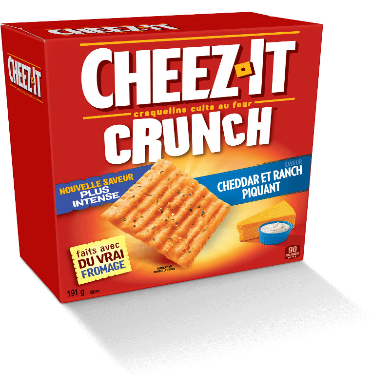 Cheez-IT Crackers Cheddar et Ranch Piquant 200g MHD:15.02.26